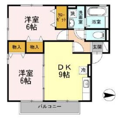 リベルタ　スクエア　Ａ棟の物件間取画像